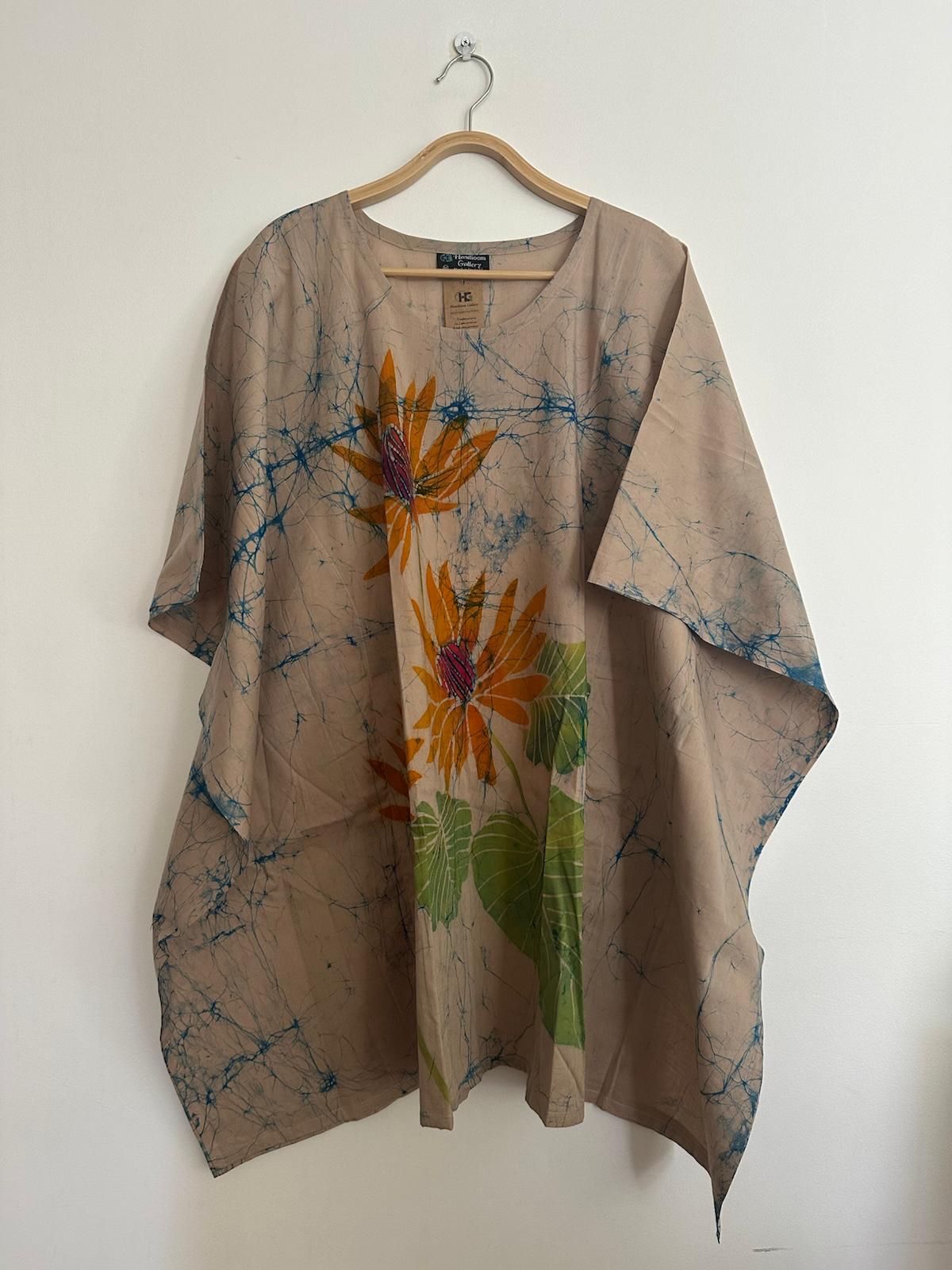 Embroidered Silk Frock