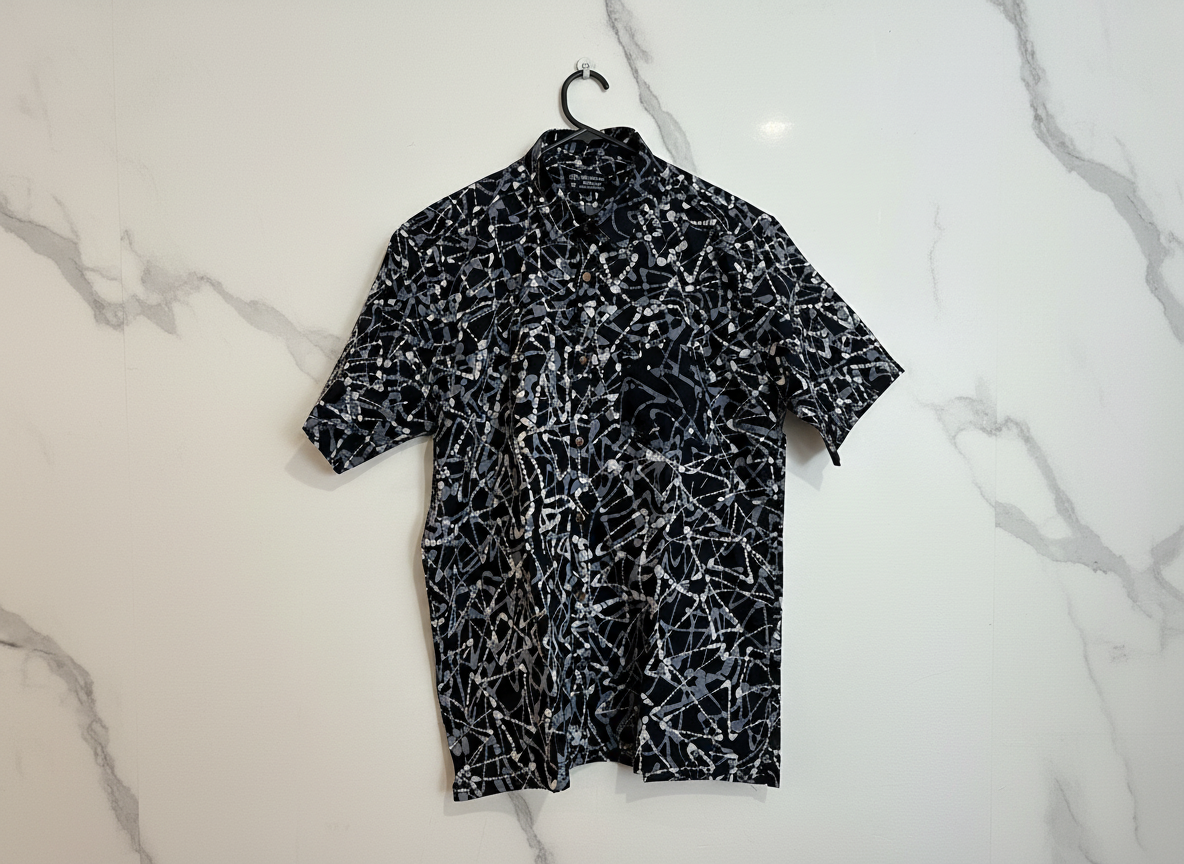 Batik Short Sleeved  Shirt