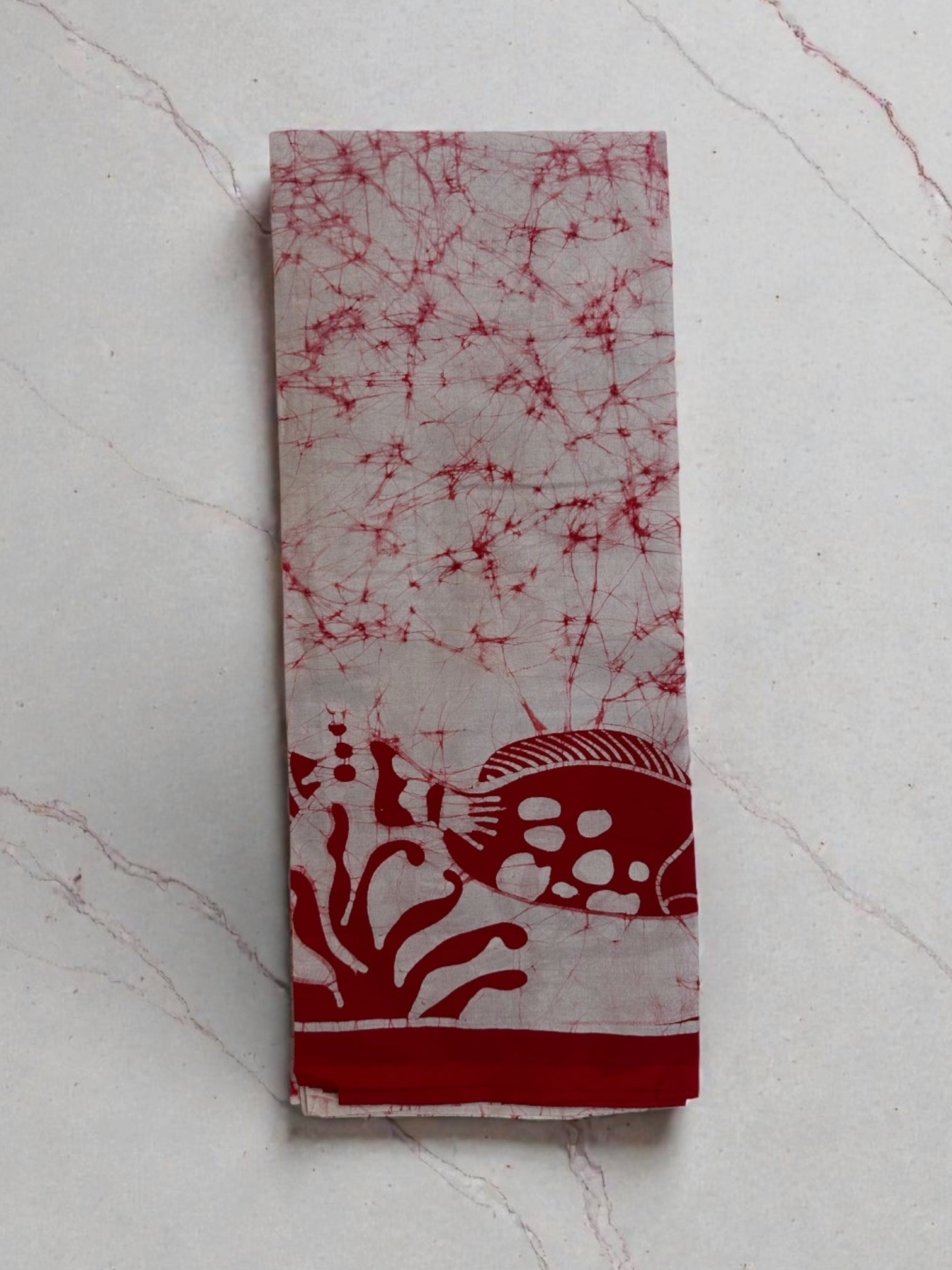Red Batik Sarong