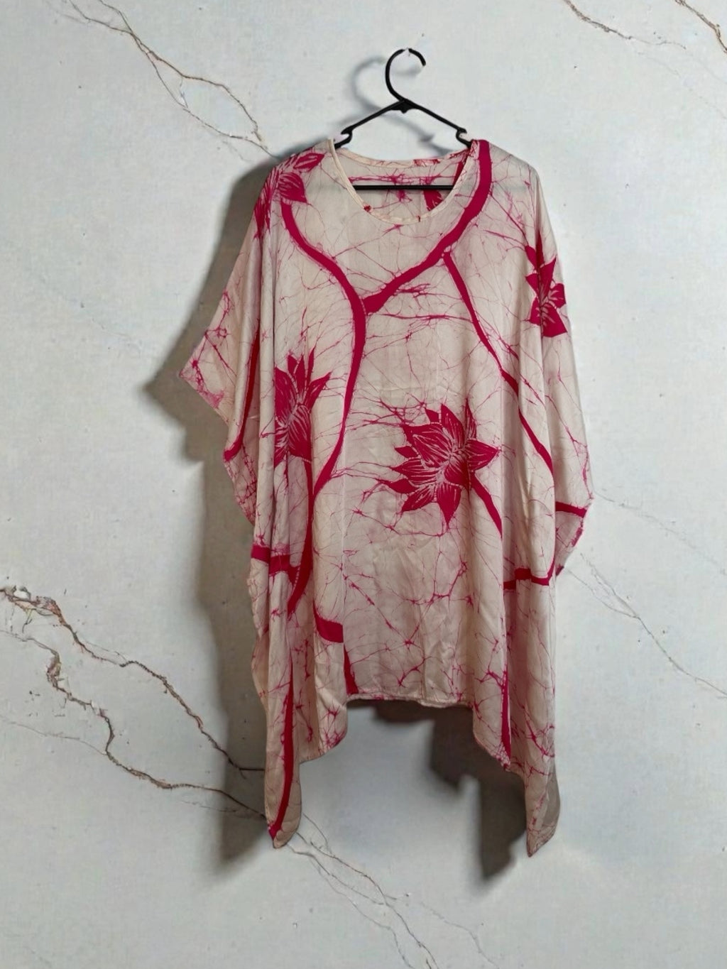 Lotus Silk Batik dress