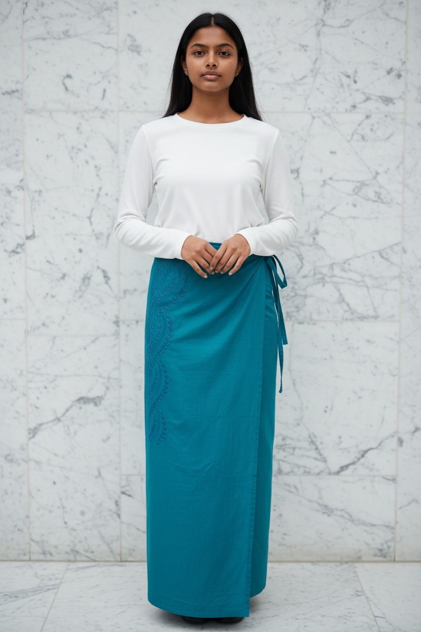 Blue Vine Skirt